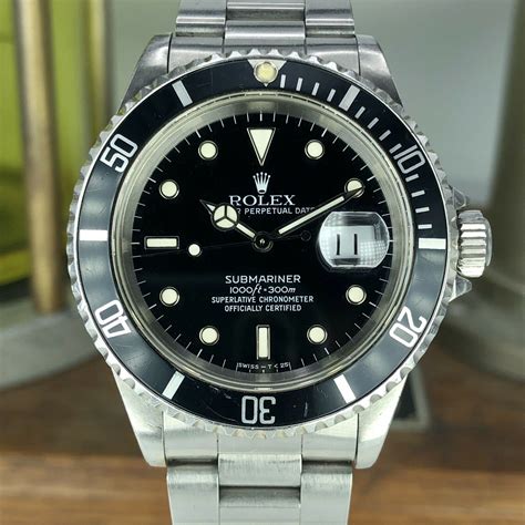 rolex submariner date 1990|1990 rolex submariner value.